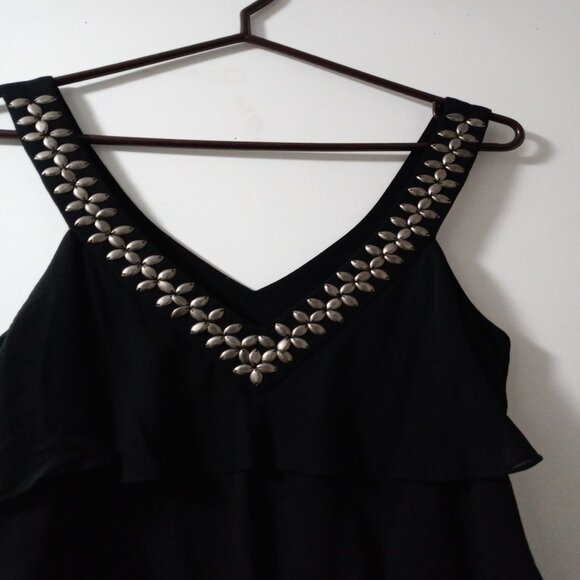 Black Frilly Party Dress by Nine West - New - Picture 6 of 9